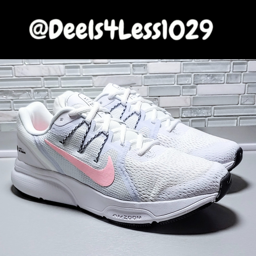 Nike Zoom Span 3 Running Womens Size 9 White Iris Blue Pink - Picture 3 of 6